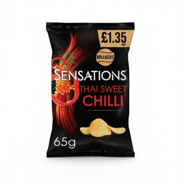Sensations Crisps Thai Sweet Chilli Flavour 65g